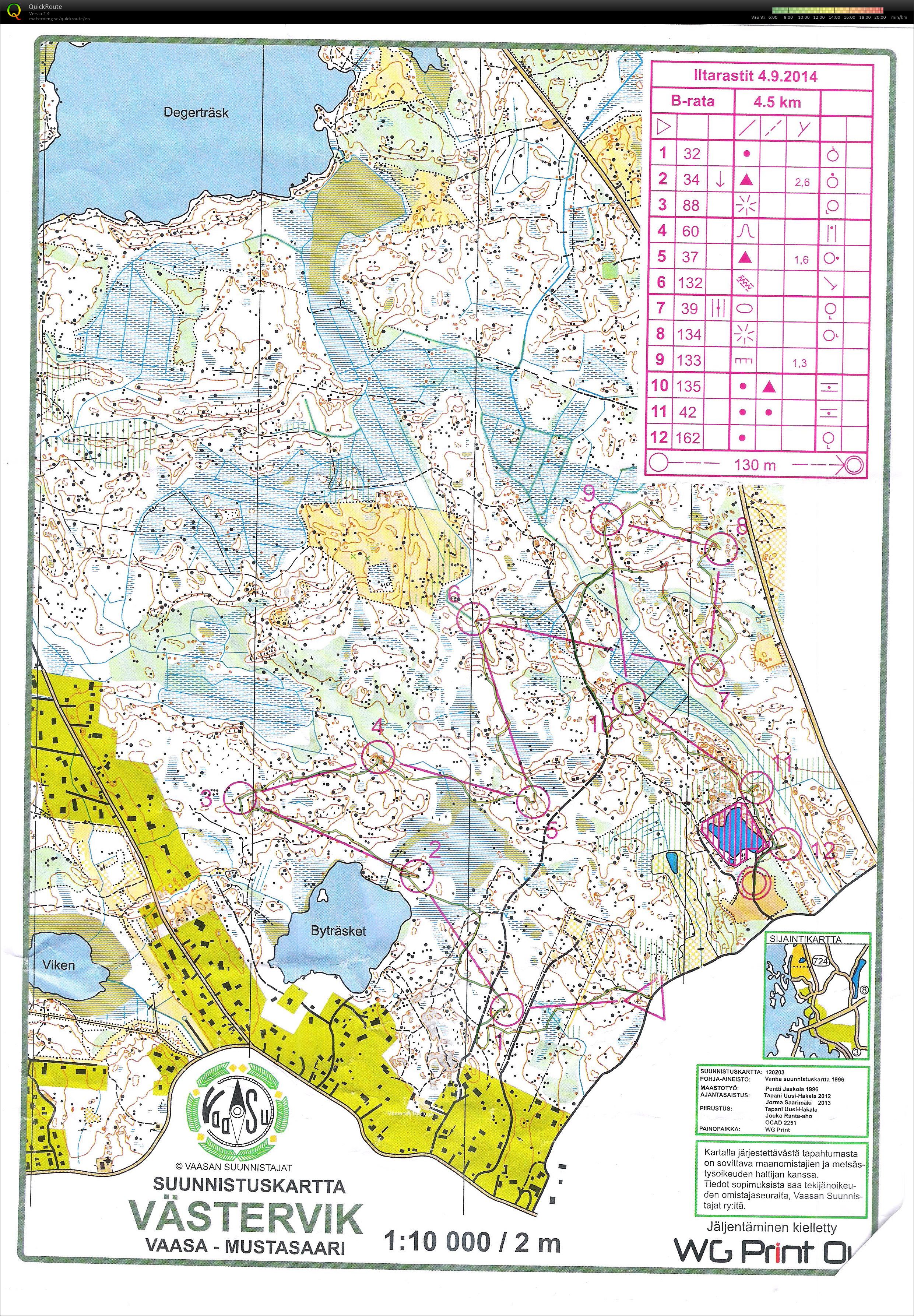 Skärmträff B-bana (2014-09-04)