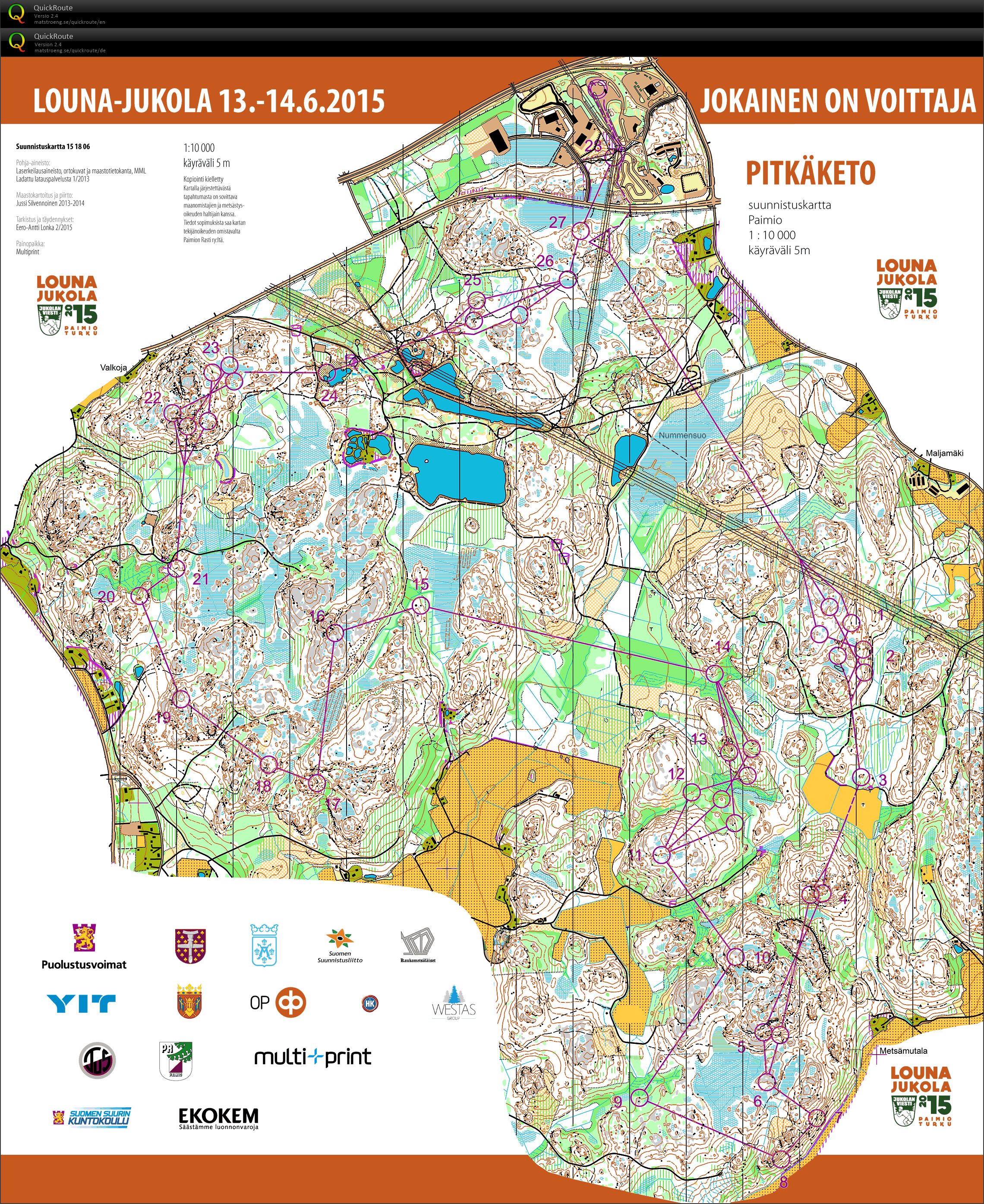 Jukola Långa Natten (2015-06-14)