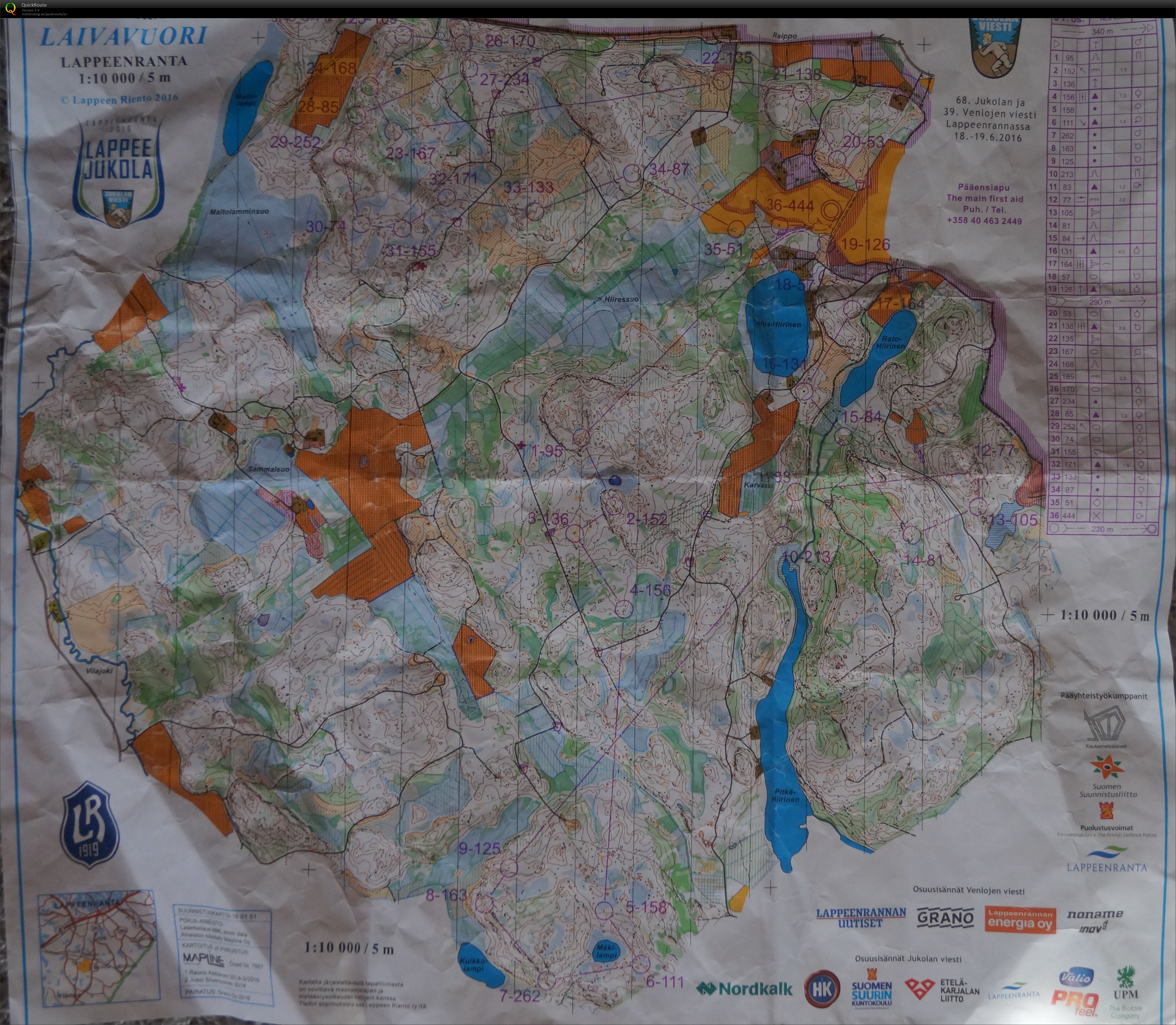 Jukola Ankkarsträckan (2016-06-19)