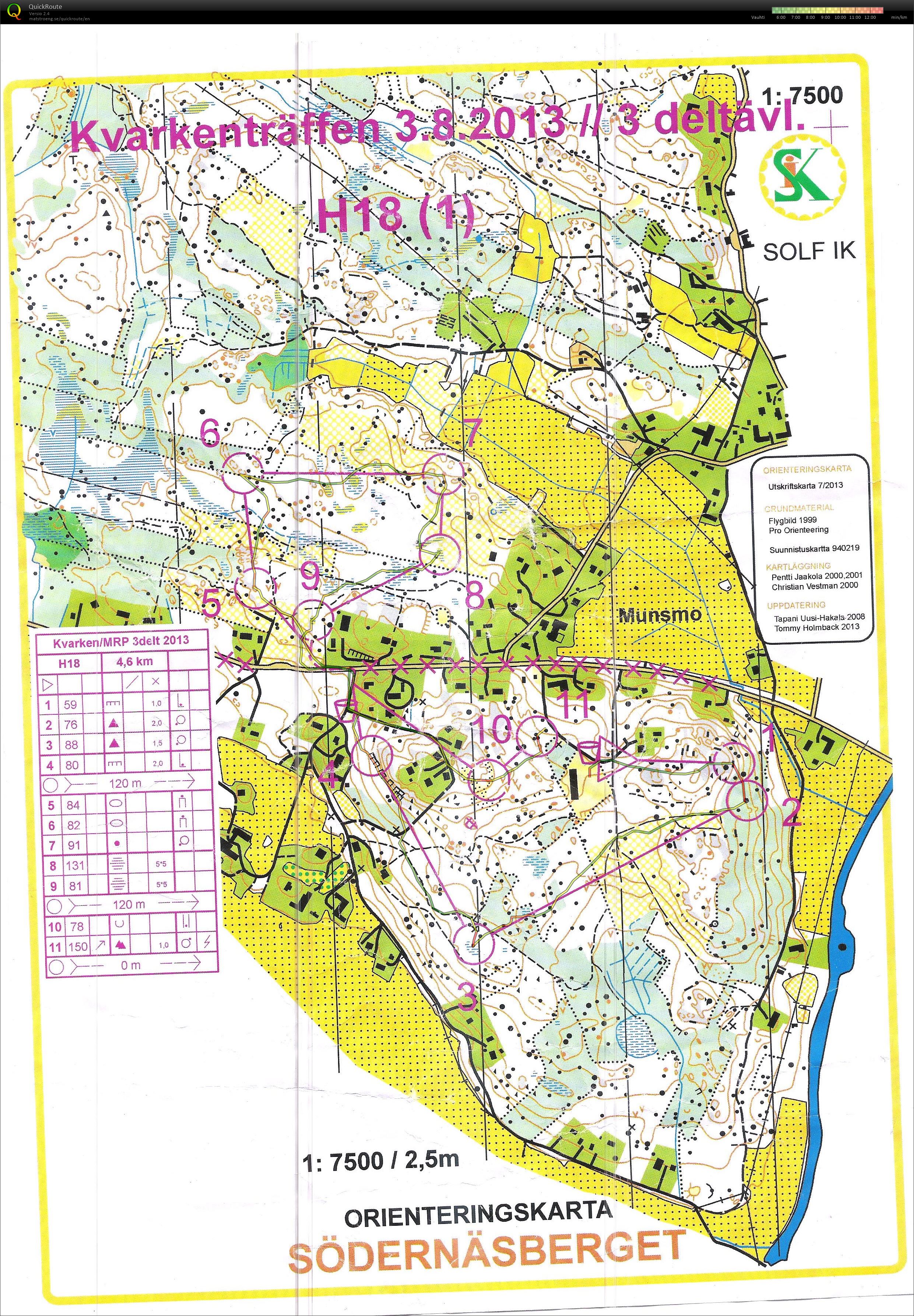 Kvarkenträffen dag 3 (karta 1) (2013-08-02)