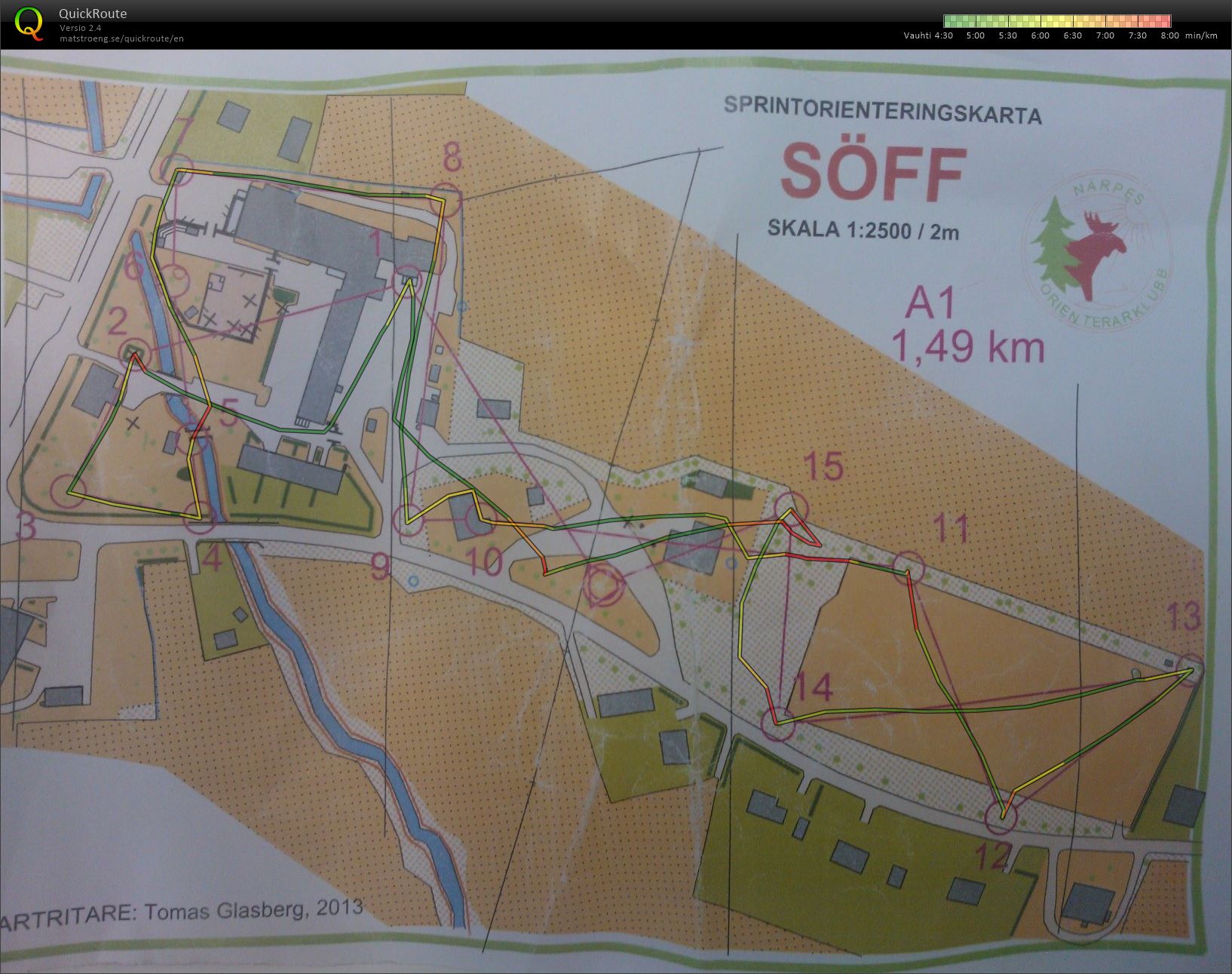 FSO Storläger Sprintstafett (2013-08-05)