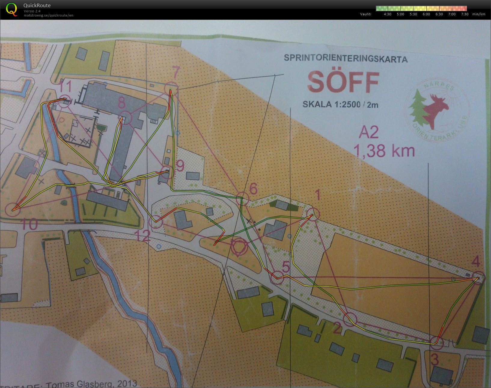 FSO Storläger Sprintstafett (2013-08-05)