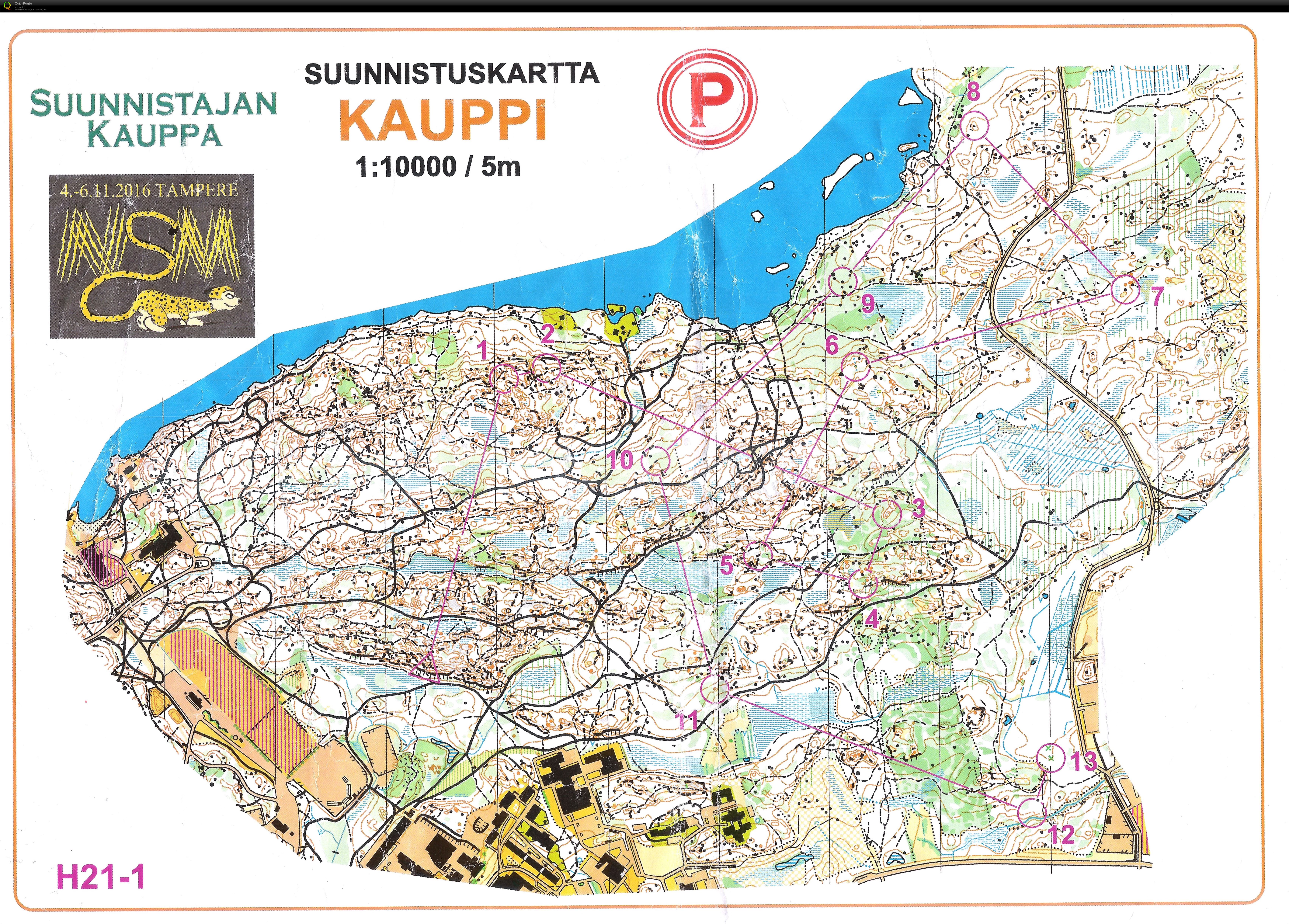 NSM 2016, långdistans karta 1/2 (2016-11-05)