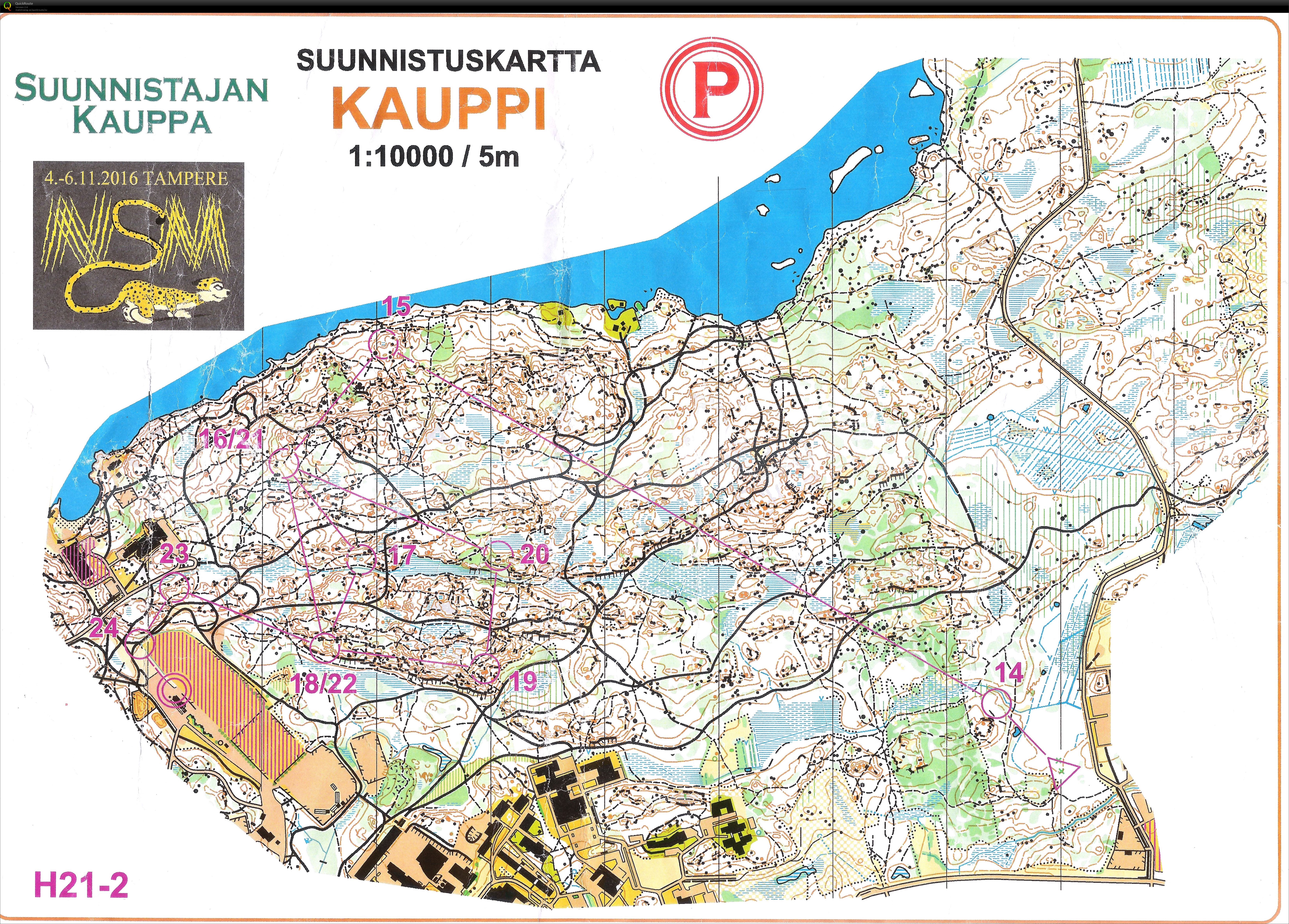 NSM 2016, långdistans karta 2/2 (2016-11-05)