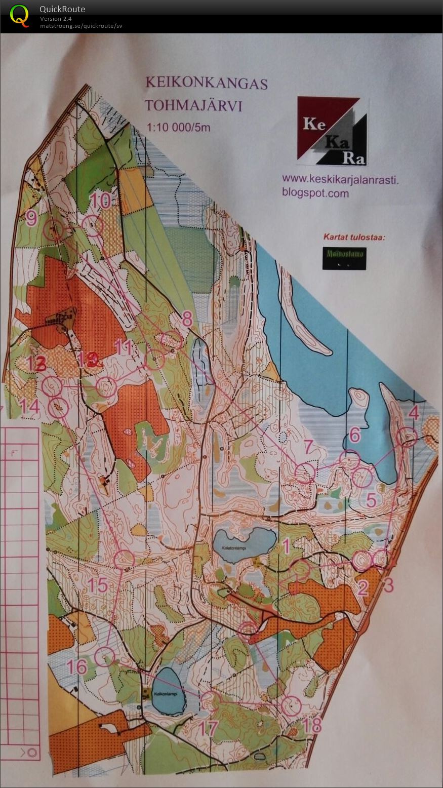 Kitee läger uppmjukning av benen (2017-05-25)