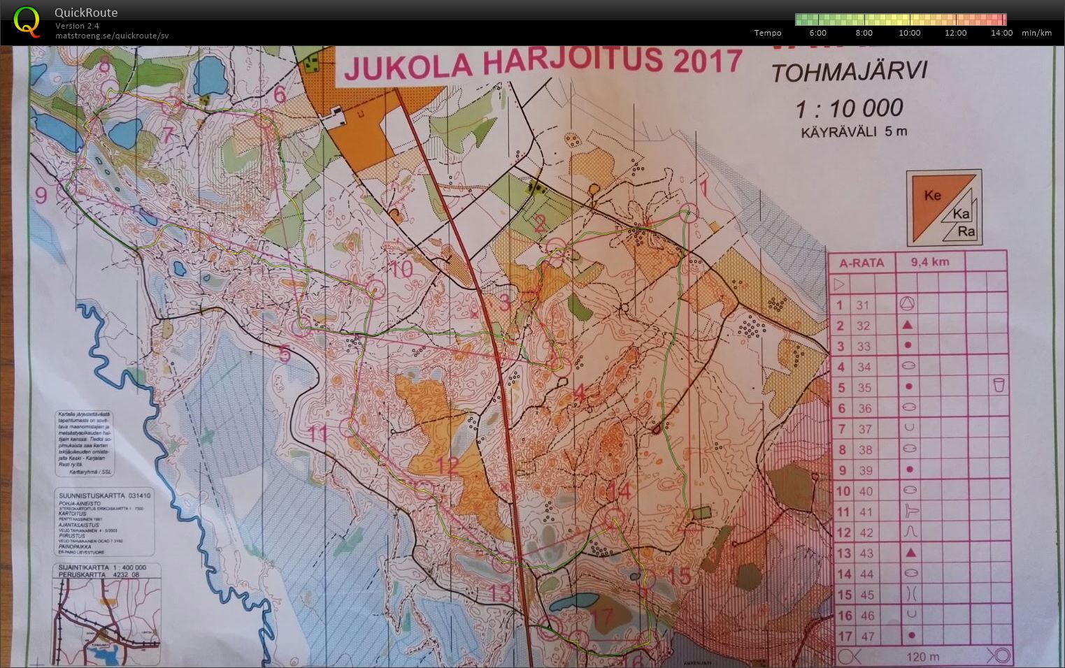 Kitee läger Jukola träning 1 (26-05-2017)