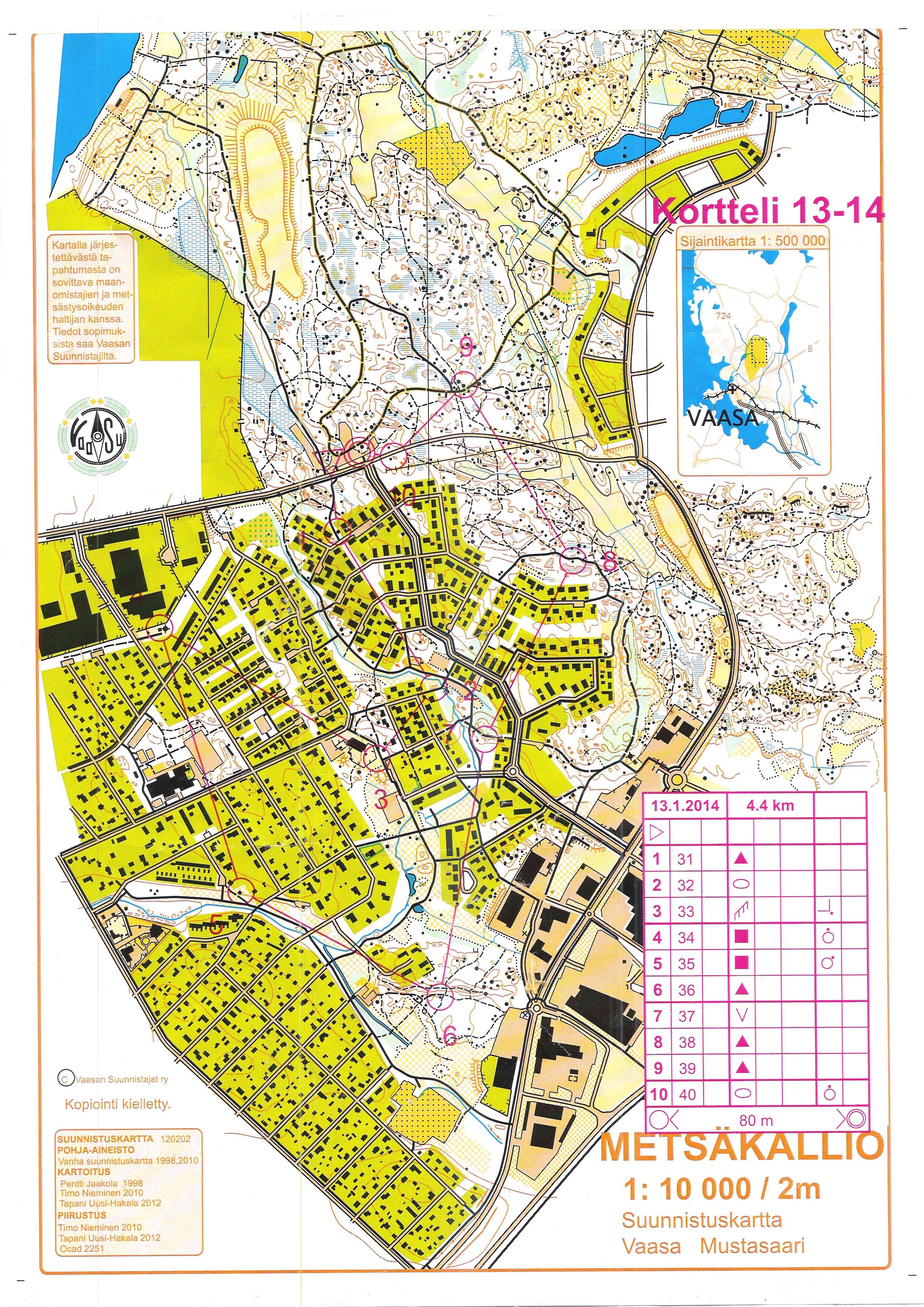 Korttelirastit (2014-01-12)